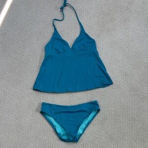 J. Crew Turquoise Swimwear Top